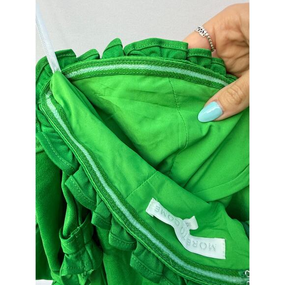 REVOLVE More to Come Green Randy Off Shoulder Ruffle Mini Dress Size M - Picture 10 of 10